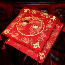 Wedding and wedding supplies happy words kneeling pads newcomers Chinese wedding arrangements tea mats creative pair