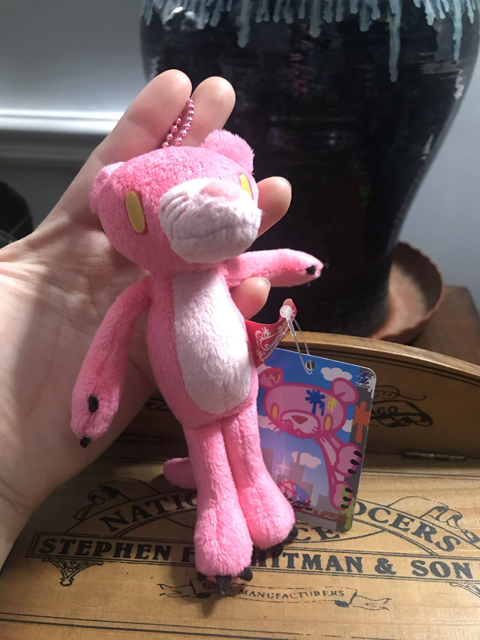 Japan Medieval Toys New Genuine 2012 annual Violent Bear Plush Pendant Doll