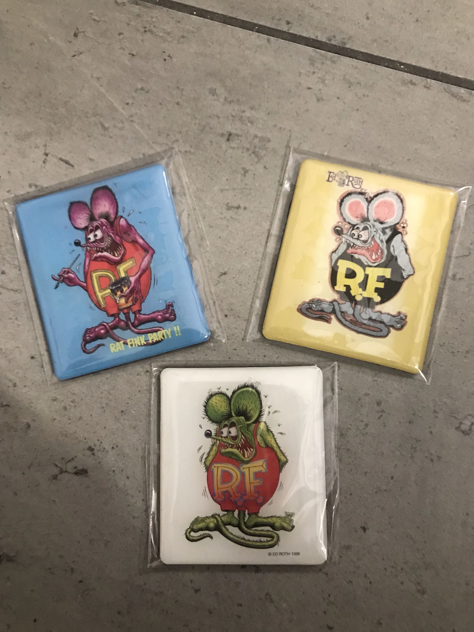 Export Order Tide Cards RF Fink Big Mouse Oversized Magnetic Fridge Patch