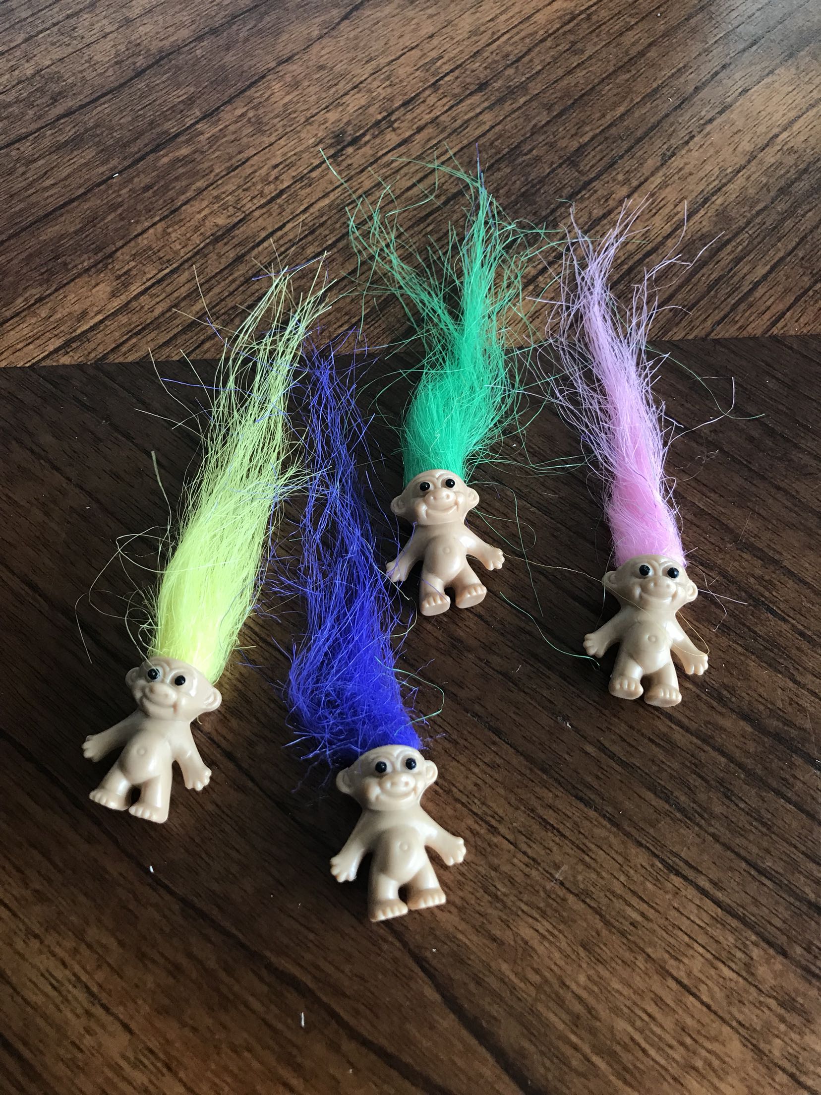 Export foreign trade troll doll desktop doll doll with four - color hair random hair