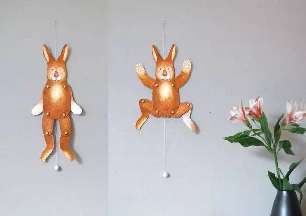 Big Child Unpressurized Toys Children's hand - hand DIY pull cardboard hand - made dolls