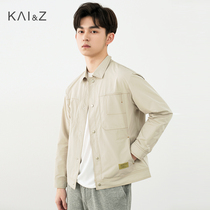 Coat mens spring autumn 2021 New loose trend lapel casual series mens autumn coat jacket tide
