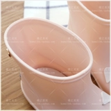 Meng Zhi Beibei Single Tide Water Shouse Baby Calce Cartoon Rain Boots интегрированные водонепроницаемые водонепроницаемые ботинки