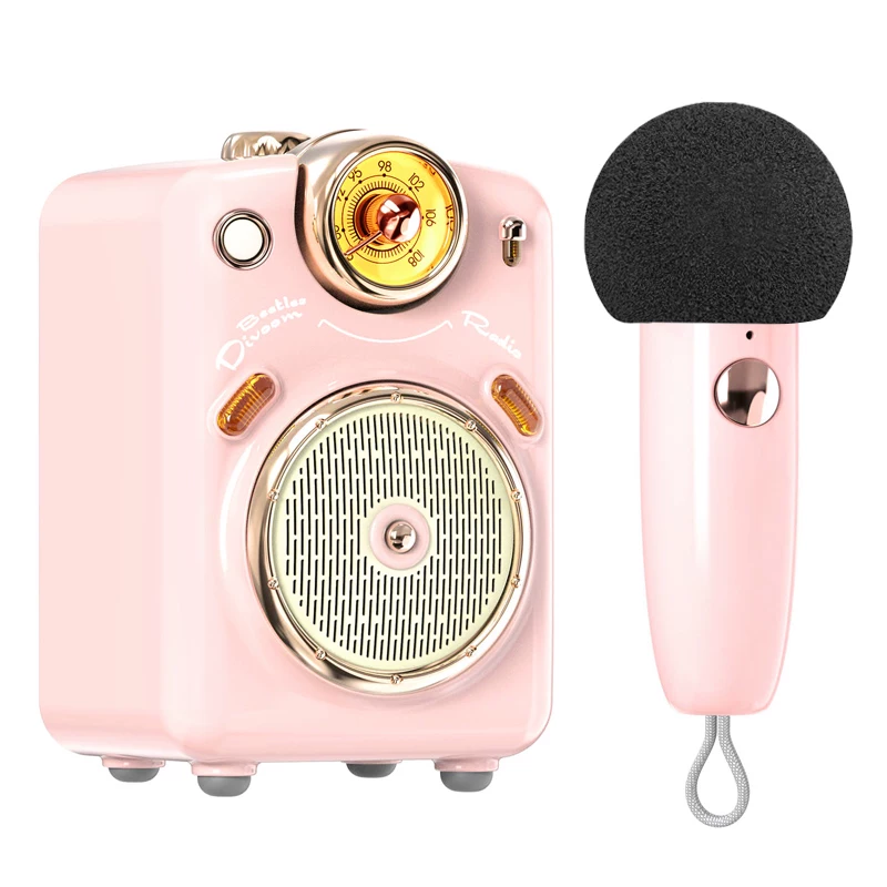 Divoom/点音 Little Witch K Speaker Small KTV Mini Karakara OK Macing Audio Girl Murse