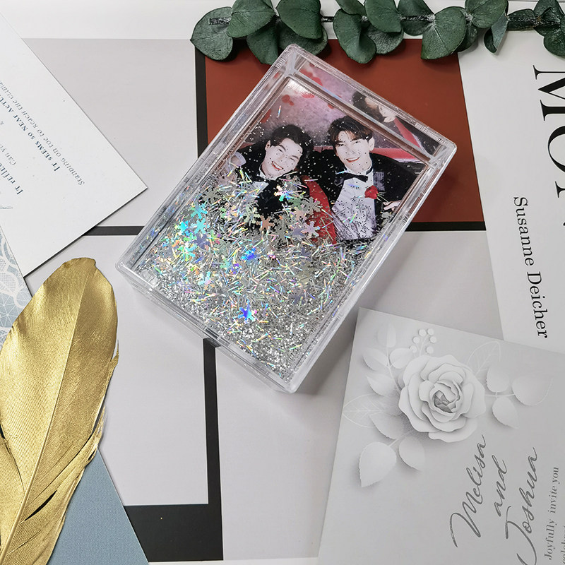 mewgulf peripheral miao cake quicksand photo frame table table table ins decorative ornament Wan Chai Ta Thai custom gift