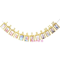 Номер 12 месяцев/золотой цвет