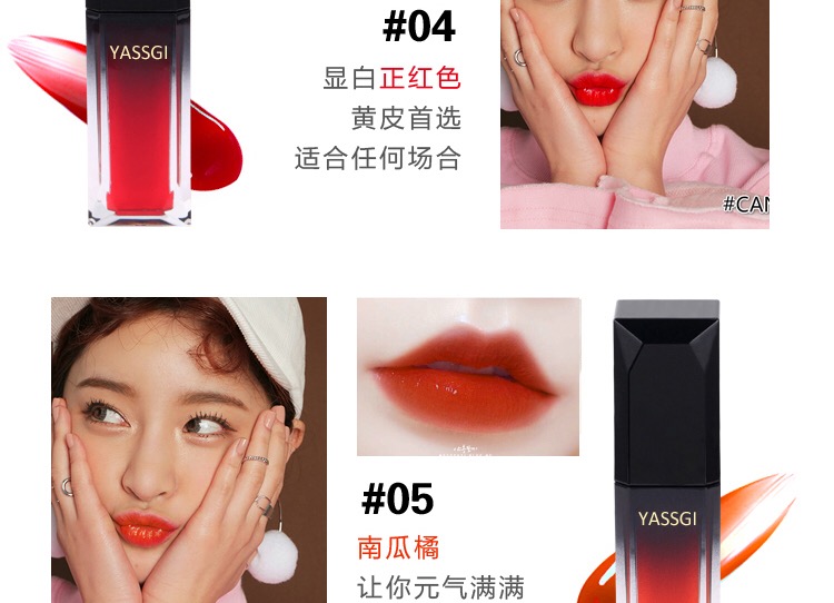 [Mua một tặng một] Son môi nhung mờ Hàn Quốc nhuộm son môi dạng lỏng giữ ẩm lâu bền không đánh dấu son bóng son bóng hàn quốc