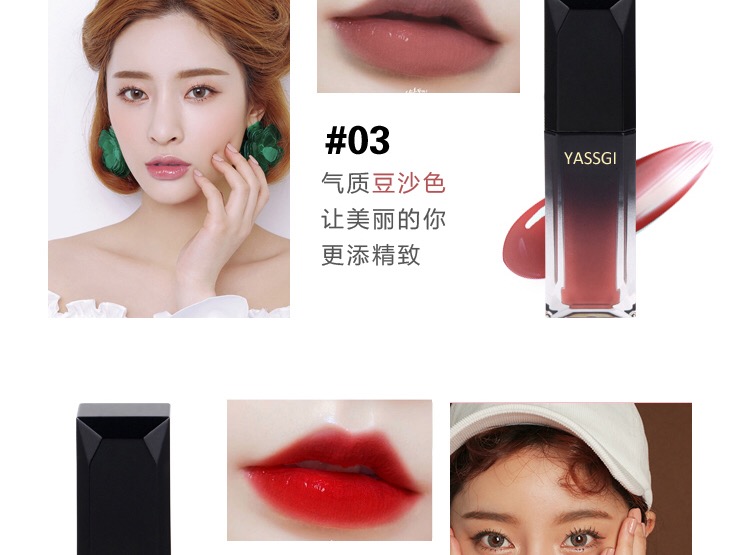 [Mua một tặng một] Son môi nhung mờ Hàn Quốc nhuộm son môi dạng lỏng giữ ẩm lâu bền không đánh dấu son bóng son bóng hàn quốc