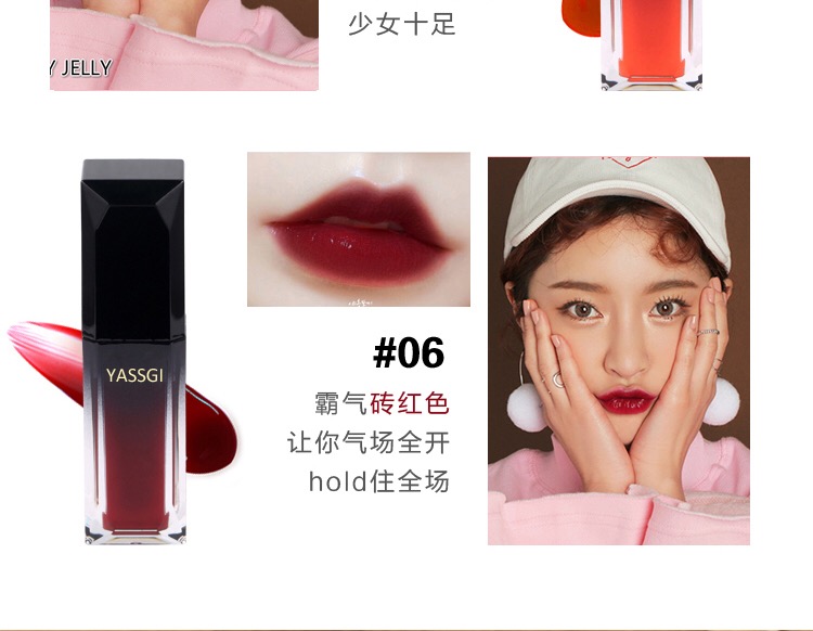 [Mua một tặng một] Son môi nhung mờ Hàn Quốc nhuộm son môi dạng lỏng giữ ẩm lâu bền không đánh dấu son bóng son bóng hàn quốc
