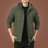 Демисезонная утепленная куртка, пуховик для отдыха, для мужчины среднего возраста