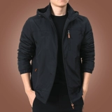 Демисезонная утепленная куртка, пуховик для отдыха, для мужчины среднего возраста