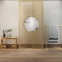 Modern folding screen partition Living room bedroom Chinese style office solid wood seat screen Entry hollowed-out decoration Flower Gengguan