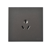 Simon two-pole grounded socket fluorescent gray (S2661-1081)