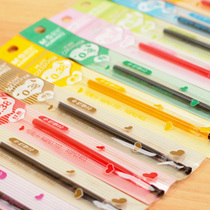 Morning light Color 0 38mm neutrality pen core full needle tube water refill 12 color tiltcore AGR64072