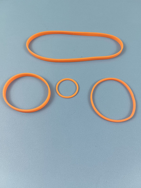 Rubber Band Orange Circumference 360 Circumference 195 Width 6mm Specification Size Stretch Large Elasticity In Stock Sales New Products