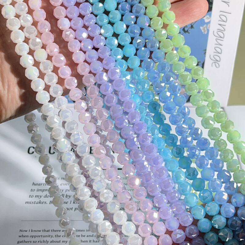 8mm Austrian 5A Jade Material Flower Ball Crystal Loose Beads DIY Bracelet Necklace Jewelry Accessories Loose Beads 8mm Austrian 5A Jade Material Flower Ball Crystal Loose Beads DIY Bracelet Necklace Jewelry Accessories Loose Beads