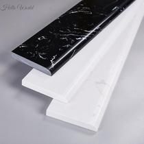 Minimalist narrow edge artificial marble door frame door cover balcony living room pass window frame window cover window sill board edge line