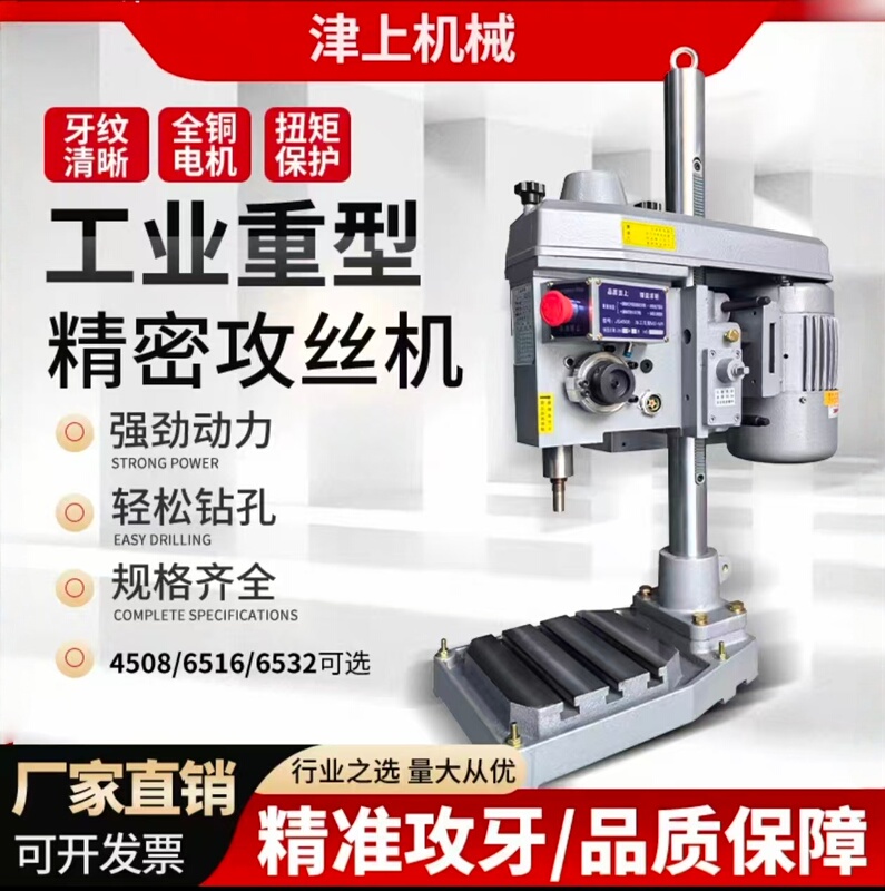 4508 Gear-Type Multi-Axis Tapping Machine, Double-Head Tapping Machine, Automatic up and down Tapping, Electric Tapping Machine, Factory Direct Sales