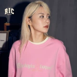 RickyisClown 24AW Осенняя свободная нижняя рубашка с заниженными плечами и длинными рукавами RiFi Swirl Rabbit, осенняя рубашка с кроликом-клоуном