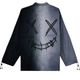 Rickyisclow Jokeric Clown, чтобы разорвать рубашку смайлики мужская длинная жаленый приливная карточка