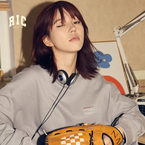 RickyisClown Лонгслив для влюбленных, осенний, оверсайз