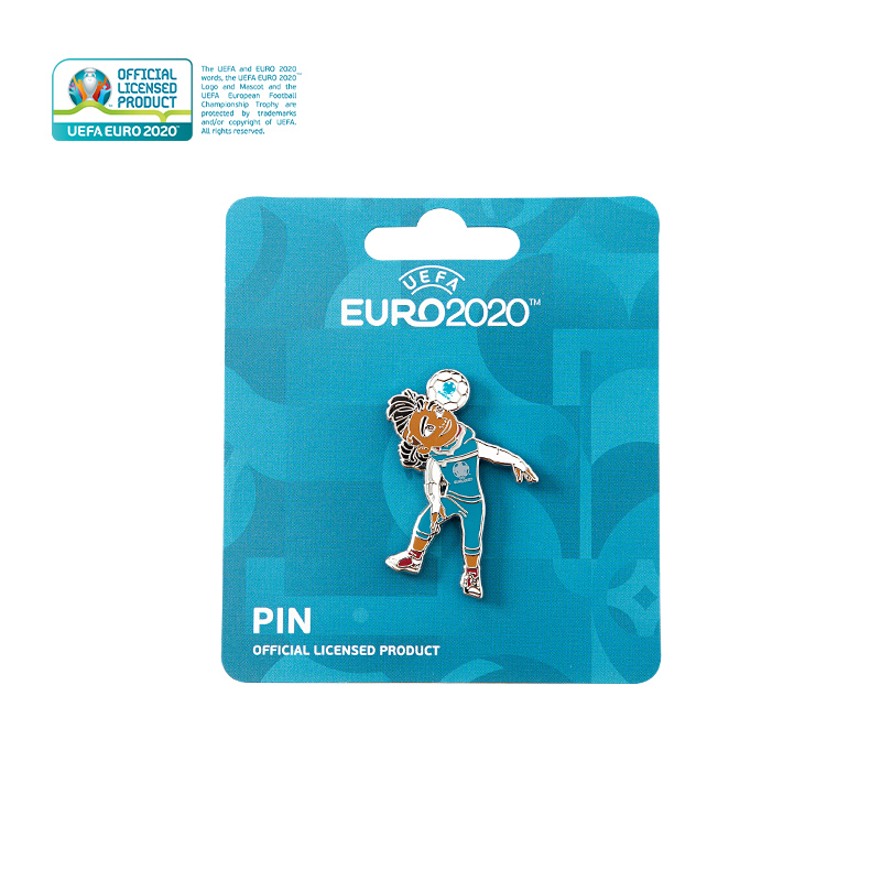 UEFA EURO 2020 official authorized Skillzy top football fans collection commemorative badge