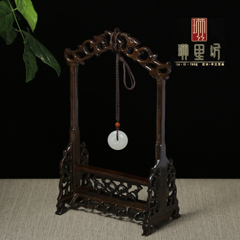 Red Wood Manufacturer Direct Sales Black Catali Wood Pendant Jade Rack Jewelry Pendant pendant Pendant Jade Shelf
