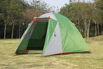 Outdoor double layer 4-5-6 people camping aluminum alloy professional rainstorm leisure tent wild double tent