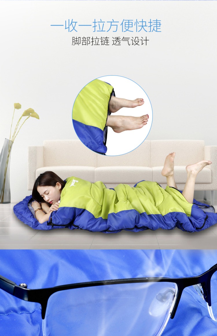 Túi ngủ lạnh cho người lớn ngoài trời nam và nữ siesta mùa đông mùa đông và mùa đông mô hình dày ấm lười biếng ăn trưa túi ngủ cho bé