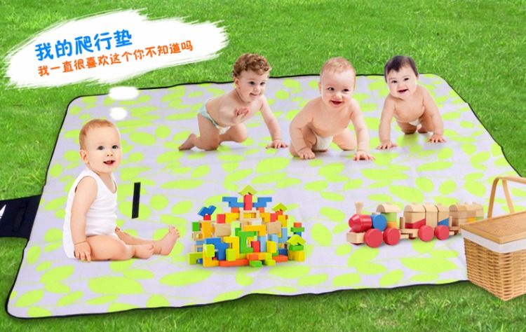 Thảm dã ngoại mat 3 người -4 người di động dày bãi biển gấp ghế cắm trại du lịch mùa xuân mat - Thảm chống ẩm / Mat / Gối khăn trải picnic