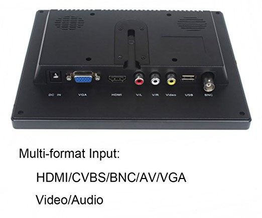 8 inch HDMI HD monitor BNC HD monitor VGA computer monitor AV monitor IPS full viewing angle