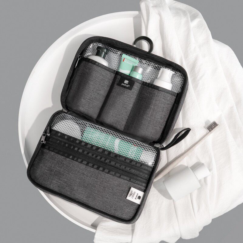 Pack all travel toiletry bags men's business travel fitness storage set large capacity ladies carrying makeup bag
