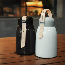 Thermos female portable cup student stainless steel Children girl heart small mini cute creative big belly Cup