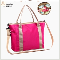 Baby go out portable large baby mommy bag multifunctional light out fashion mother and baby shoulder bag mother