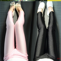 Glossy Dance Socks Summer Bright Silk Middle School Students Anti-Walking Light Girl Beats Bottom Pants Thin and Pure Color Smooth CUHK Child Silk