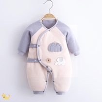 Newborn baby clothes first birth 52 yards for monks in spring and autumn babys winter new birth cotton clothes thickened