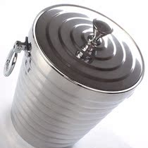 304 1L 2L Stainless Steel Ice Bucket Portable Double Wall In
