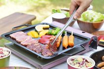 Japan Co. Ltd. Yoshikawa barbecue clip Japanese household barbecue clip stainless steel steak clip food clip grilled fish