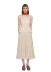 2715 # Baroque Ren voan Dây đeo xếp li Sexy Holiday Dress Maxi Dress Thái Lan