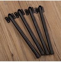 Круглые ноги черные 27 см