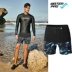Áo thể thao nam thùng nước chống nắng đục spa in quần bó sát quần đi biển - Quần bãi biển