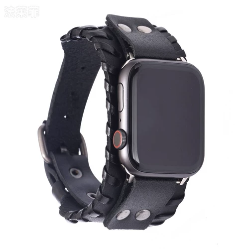 2025 Новый часовой ремешок Apple iwatch Smart Watch Кожаная AppleWatch Watch 1234567 Watch ремешок