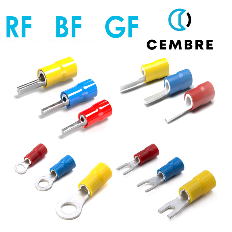 CEMBRE Морибор импортный итальянский PVC изоляция электропроводка Штифт стрелка фильм терминал RF/BF/GF серия