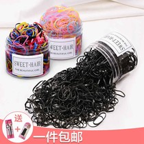 2019 Joker hair hoop children hair accessories disposable rubber band finger colorful rubber ring tie hair baby hair ring