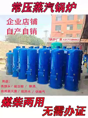 Steam boiler Commercial small coal-fired energy-saving smokeless biomass particles used for brewing tofu edible fungus sterilization