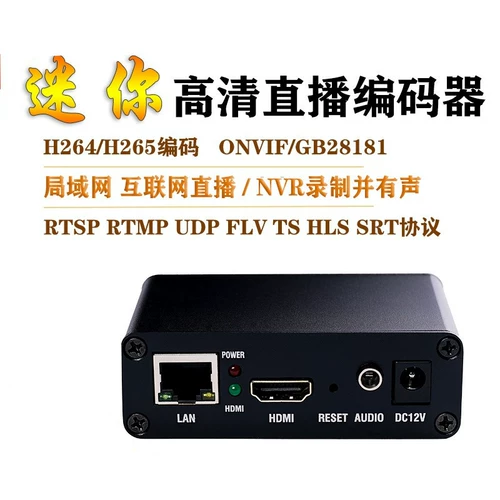 H265 HDMI Audio и Video Encoder HDMI для RTSP RTMP SRT Live Push Мониторинг NVR Запись