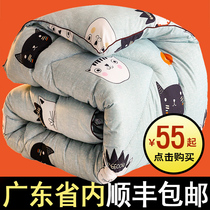Quilt winter thickened warm cotton 8kg winter quilt core single student dormitory double Four Seasons universal quilt