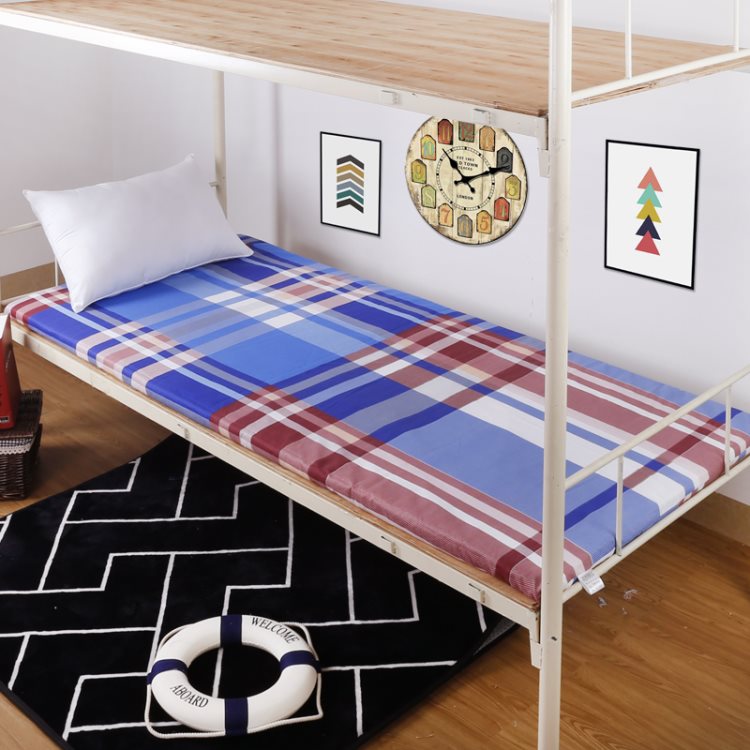 Nệm ký túc xá sinh viên 0,9m giường đơn dày nhíp nệm nệm gấp 1,2 m 90cm kymdan nệm