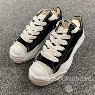 Maison Mihara Yasuhiro Mmy Misahara Kangyu low -help opens the laughing canvas shoes