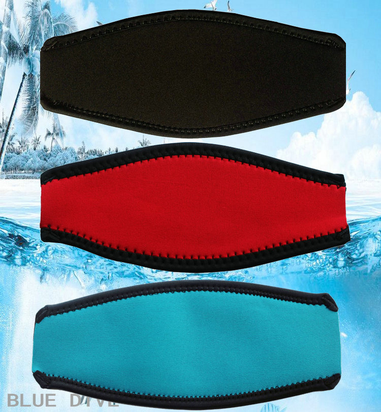 Universal Diving Hood Strap Diving Mirror Protective Sheath Hair Care Hair Band Double Mirror With Snorkeling Special Mask Strap